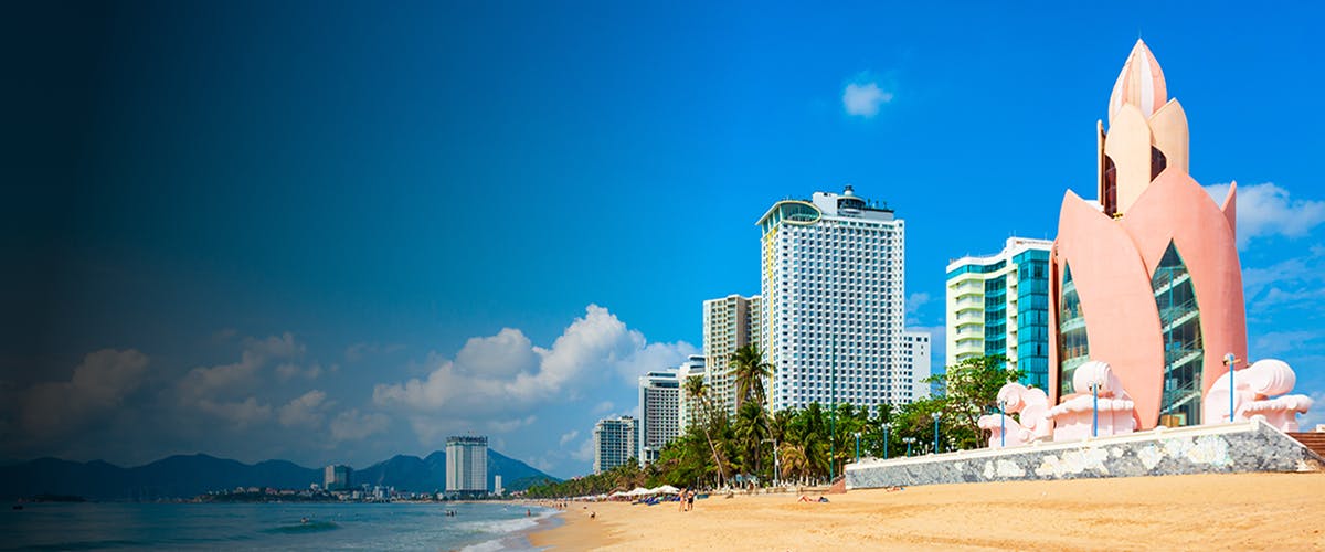 Nha Trang city beach, Vietnam